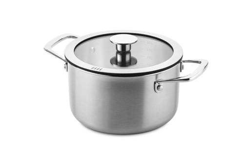 DUCQ Downdraft 3-ply kookpan 20cm