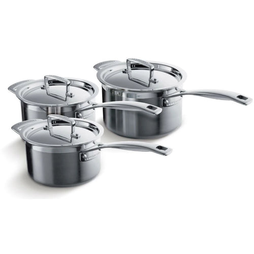 Stahlpfannen-Set 'Classic 3-ply Edelstahl'